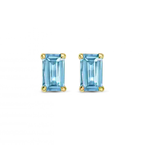 GG Briljant oorsieraden CASA Swiss blue topaz