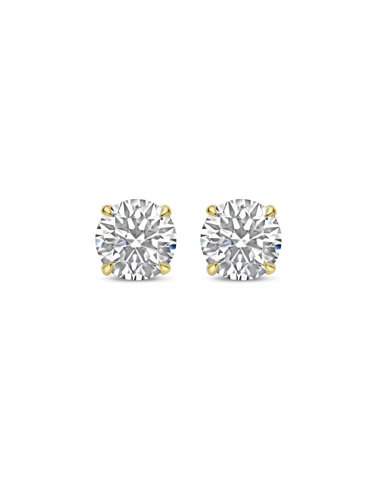 Man Made GG Briljant oorsieraden Xora 2 x 0.75 crt G/Vsi MM | G - Top Wesselton - Fijn wit | 0.00